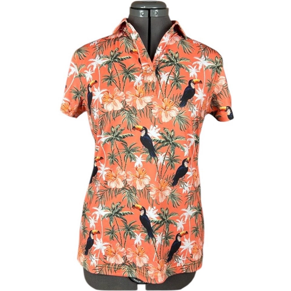 Waggle Tropical Golf Polo